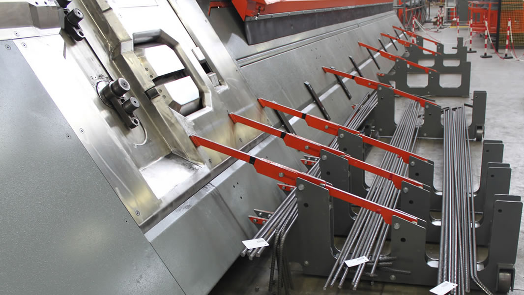 Eura 20_stirrup bender and bar shaping machine_rack